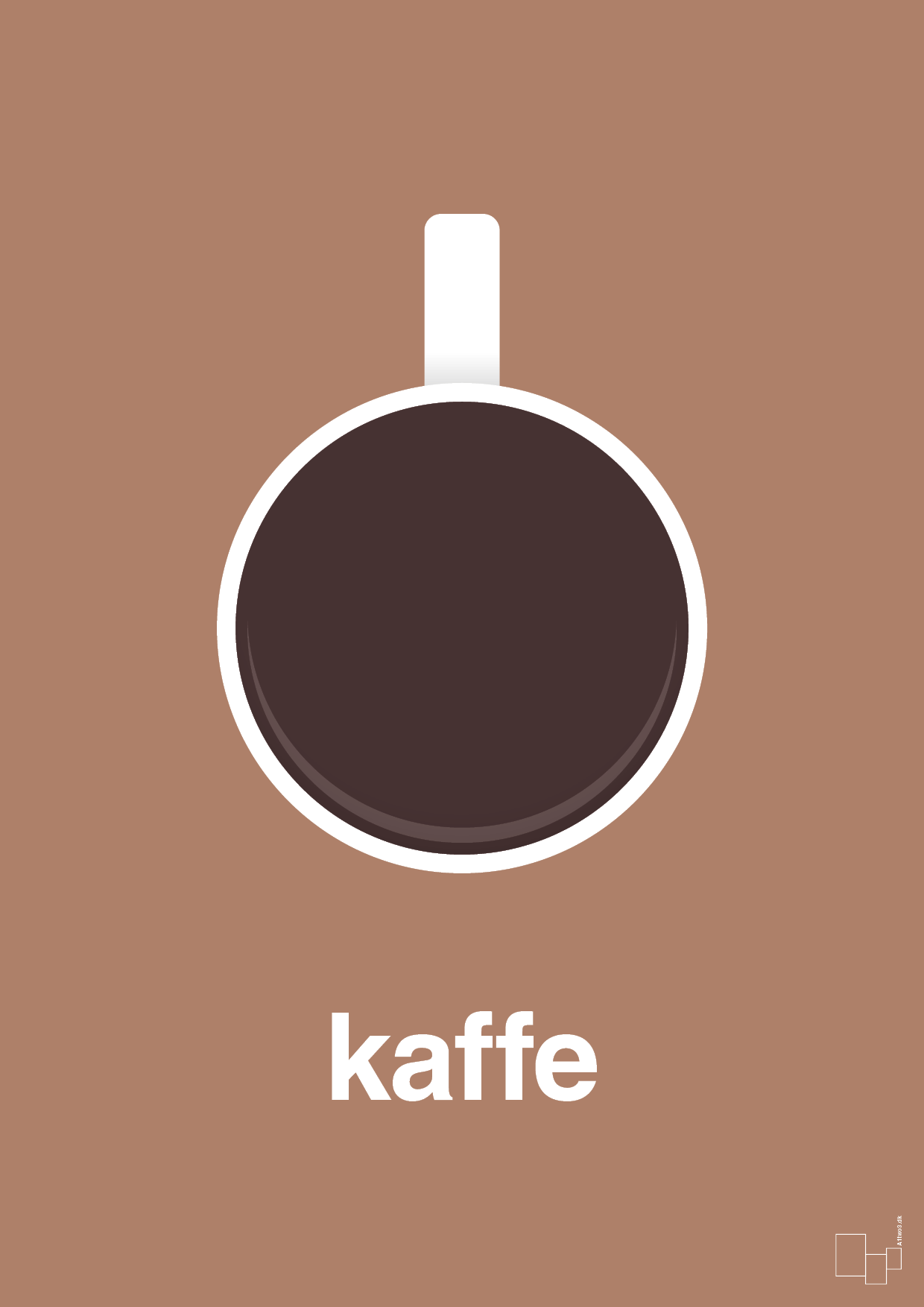 plakat: kaffe kop - cider spice-Kaffe-A1two3
