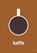 plakat: kaffe kop - cognac-Kaffe-A1two3