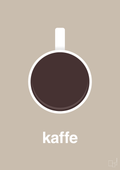 plakat: kaffe kop - creamy mushroom-Kaffe-A1two3