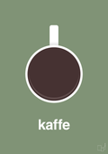 plakat: kaffe kop - jade-Kaffe-A1two3