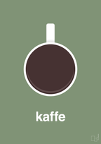 plakat: kaffe kop - jade-Kaffe-A1two3