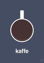 Kaffe kop - petrol-Kaffe-A1two3