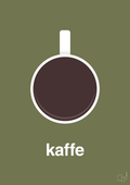 plakat: kaffe kop - secret meadow-Kaffe-A1two3
