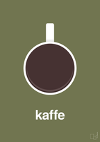 plakat: kaffe kop - secret meadow-Kaffe-A1two3