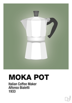 plakat: moka pot - jade-Kaffe-A1two3