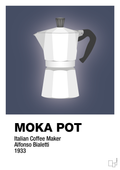 Moka pot - petrol-Kaffe-A1two3