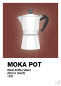 plakat: moka pot - red pepper-Kaffe-A1two3