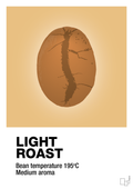plakat: light roast - charismatic-Kaffe-A1two3