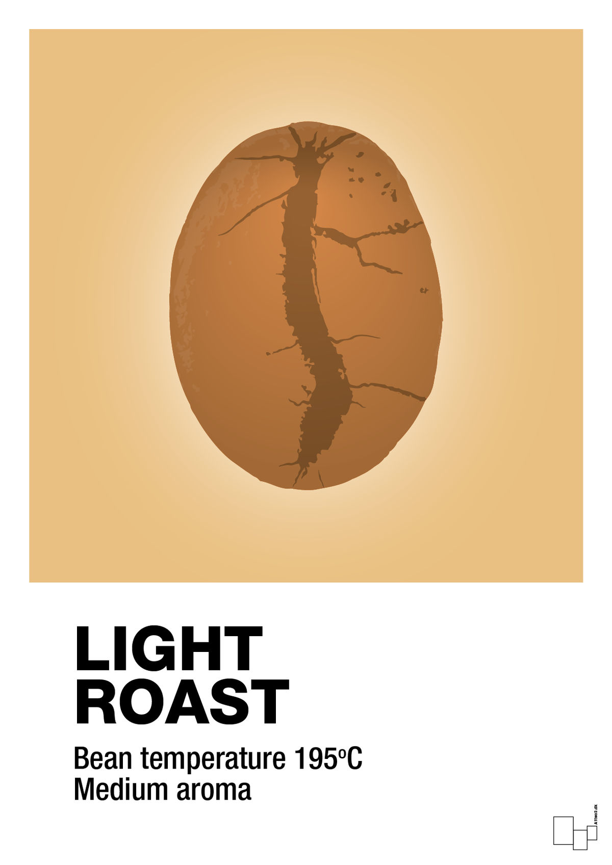 plakat: light roast - charismatic-Kaffe-A1two3