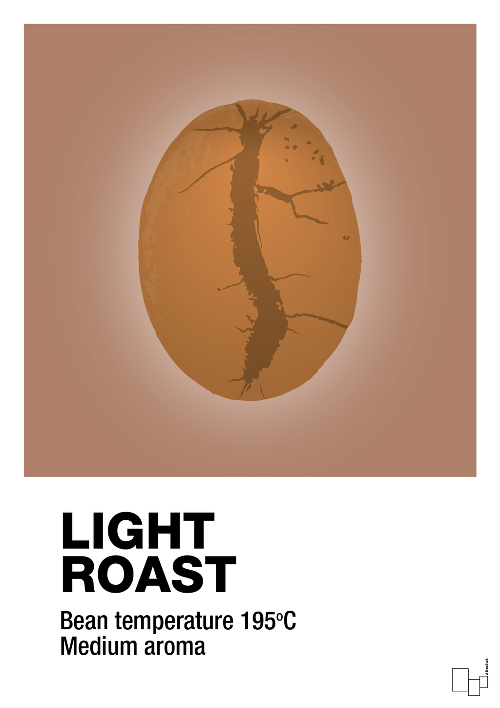 plakat: light roast - cider spice-Kaffe-A1two3