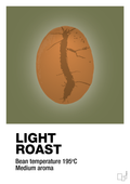 plakat: light roast - secret meadow-Kaffe-A1two3