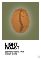 plakat: light roast - secret meadow-Kaffe-A1two3