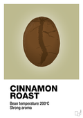 plakat: cinnamom roast - back to nature-Kaffe-A1two3