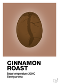 plakat: cinnamom roast - cider spice-Kaffe-A1two3