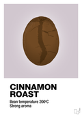 plakat: cinnamom roast - dusty lilac-Kaffe-A1two3