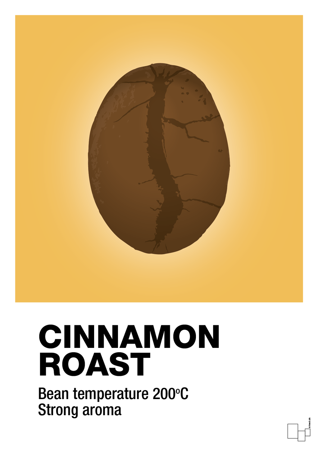 plakat: cinnamom roast - honeycomb-Kaffe-A1two3