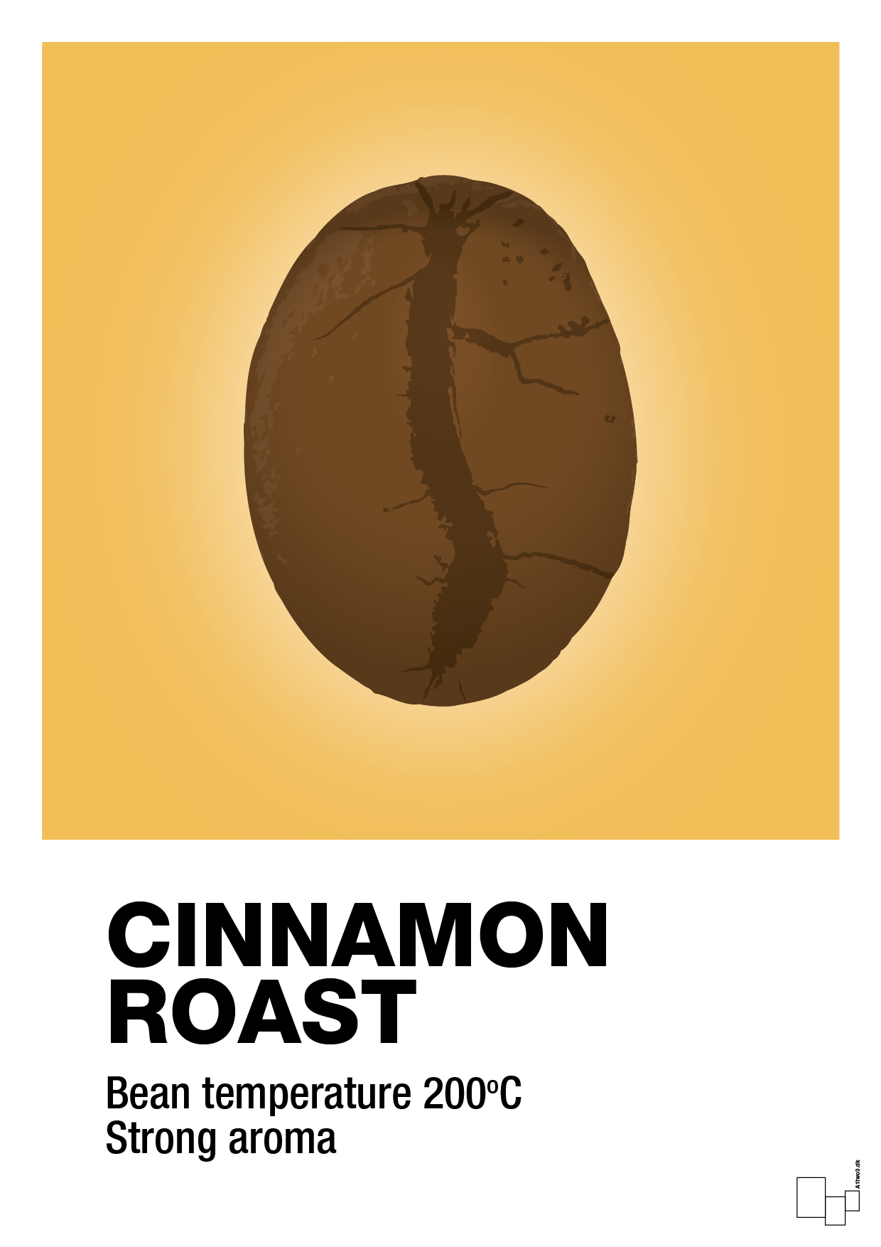 plakat: cinnamom roast - honeycomb-Kaffe-A1two3