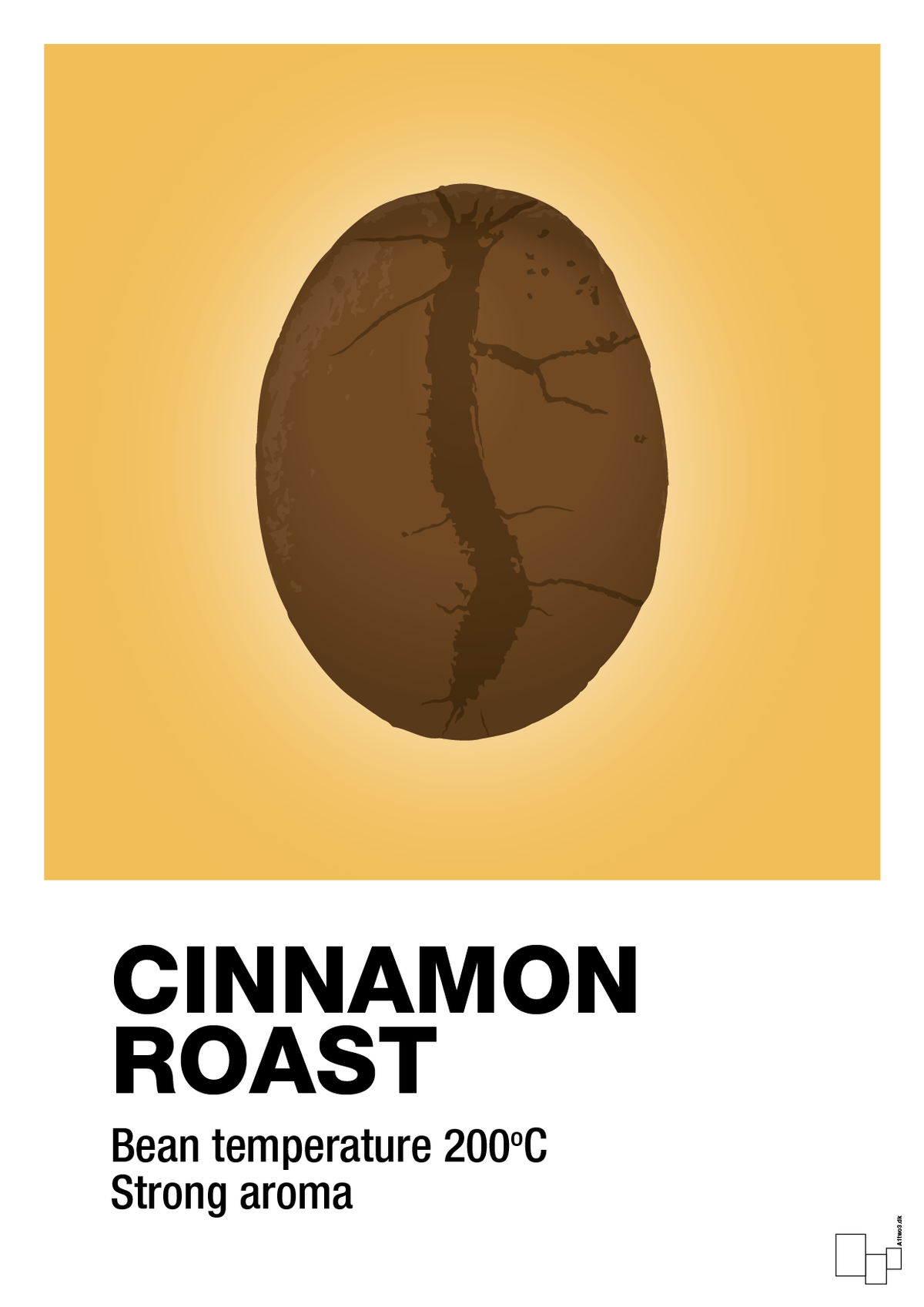 plakat: cinnamom roast - honeycomb-Kaffe-A1two3