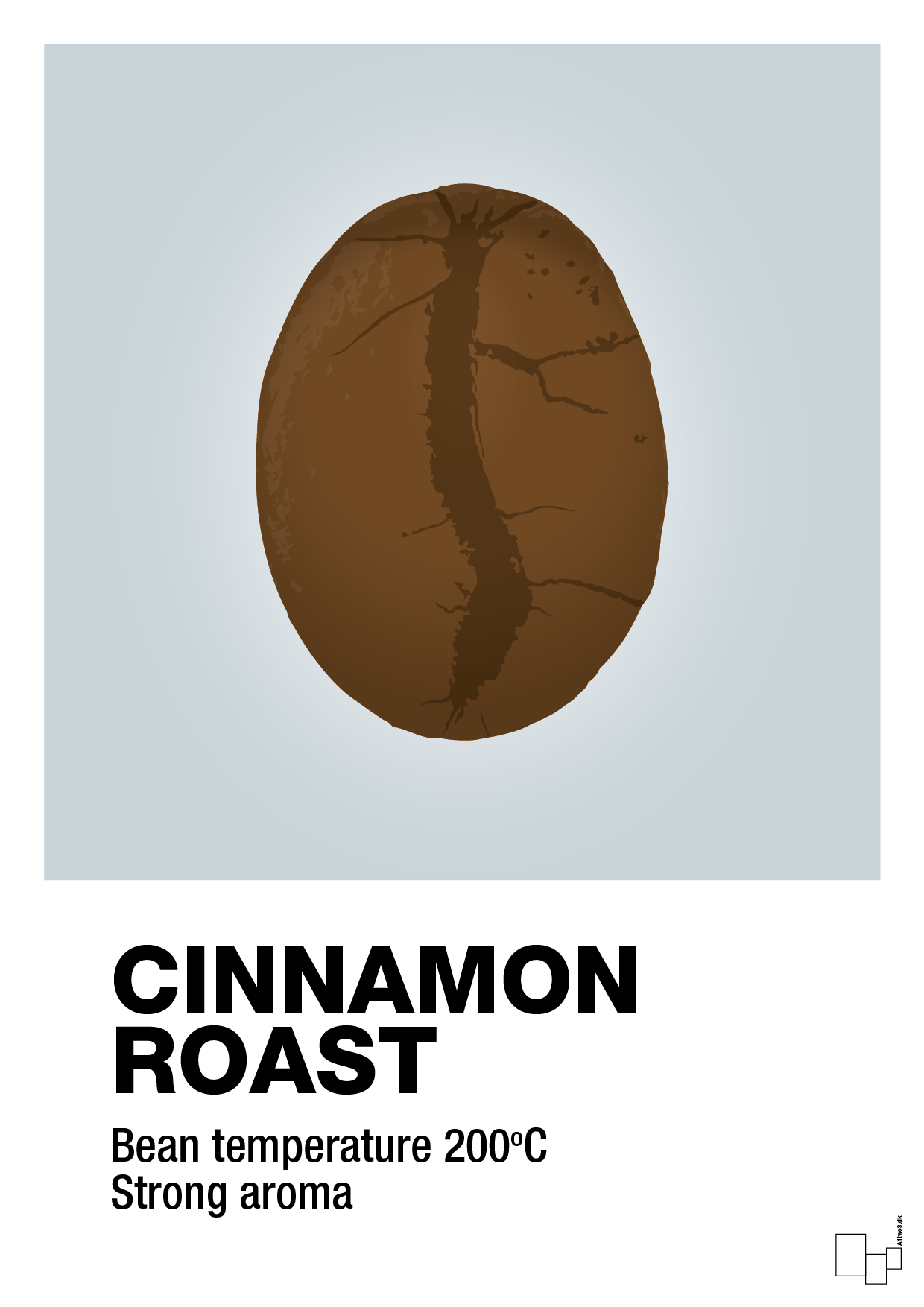 plakat: cinnamom roast - light drizzle-Kaffe-A1two3