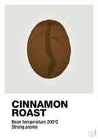 plakat: cinnamom roast - painters white-Kaffe-A1two3