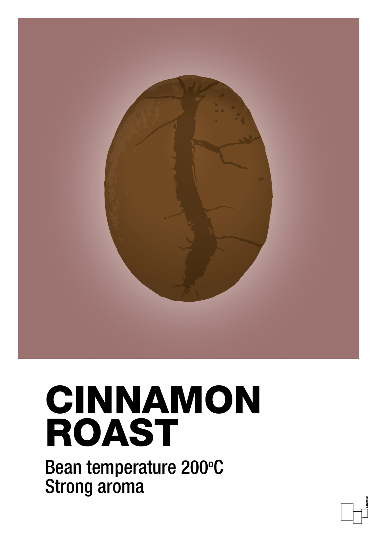 plakat: cinnamom roast - plum-Kaffe-A1two3