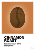 plakat: cinnamom roast - rumba orange-Kaffe-A1two3