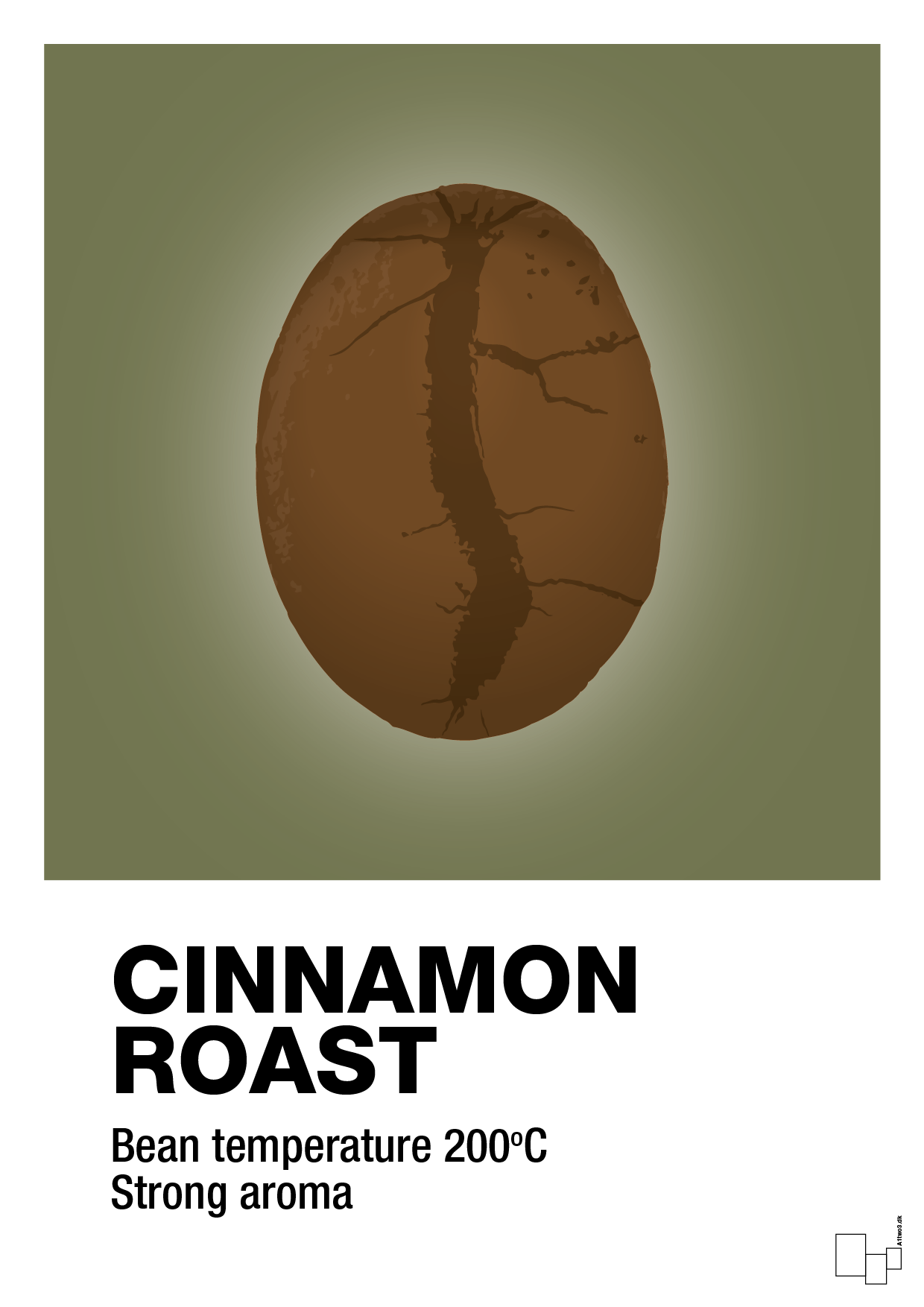 plakat: cinnamom roast - secret meadow-Kaffe-A1two3