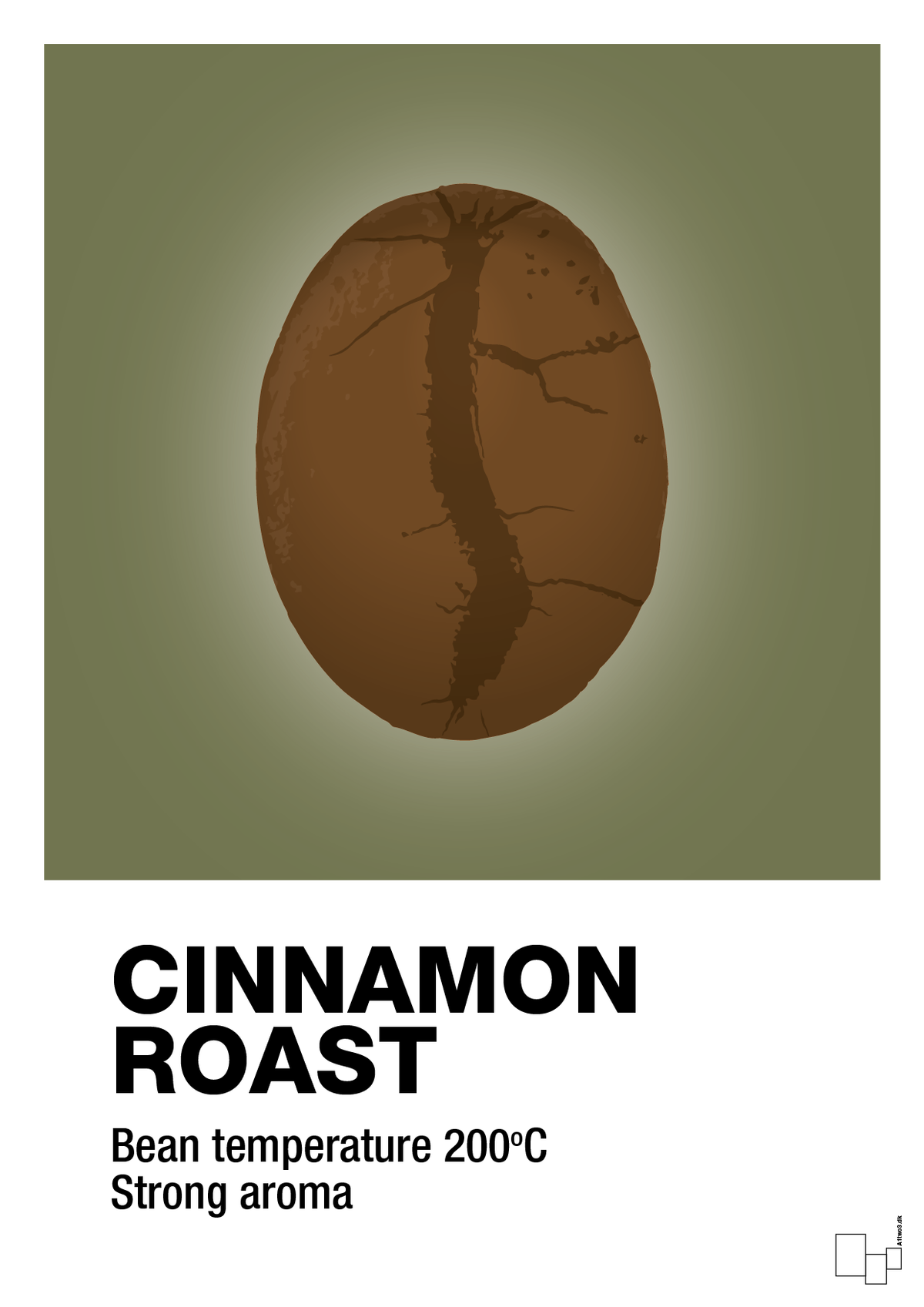 plakat: cinnamom roast - secret meadow-Kaffe-A1two3