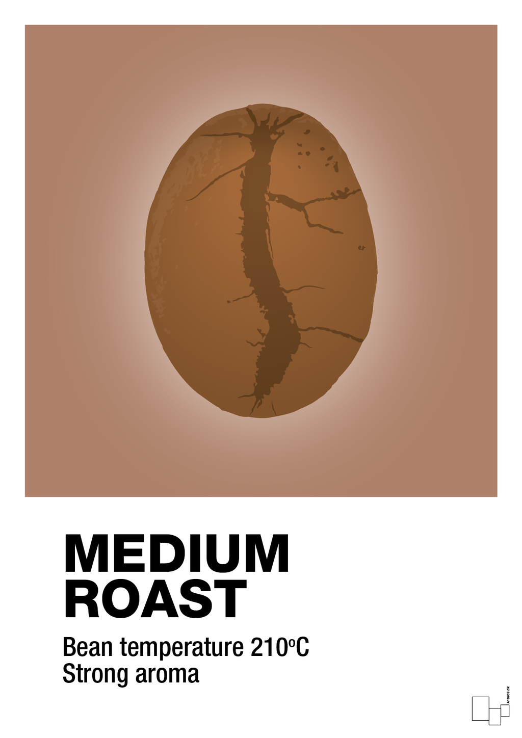 plakat: medium roast - cider spice-Kaffe-A1two3