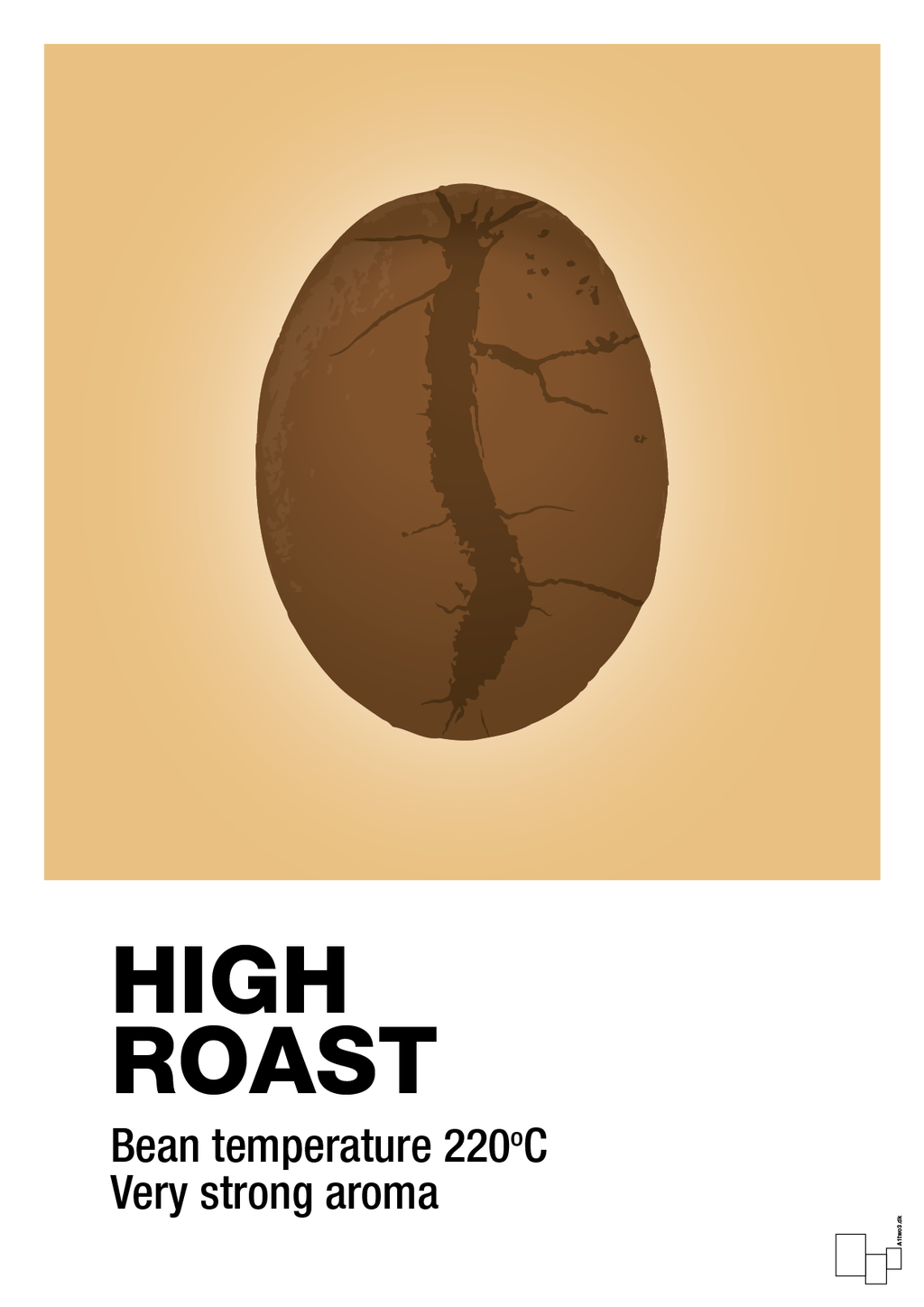 plakat: high roast - charismatic-Kaffe-A1two3