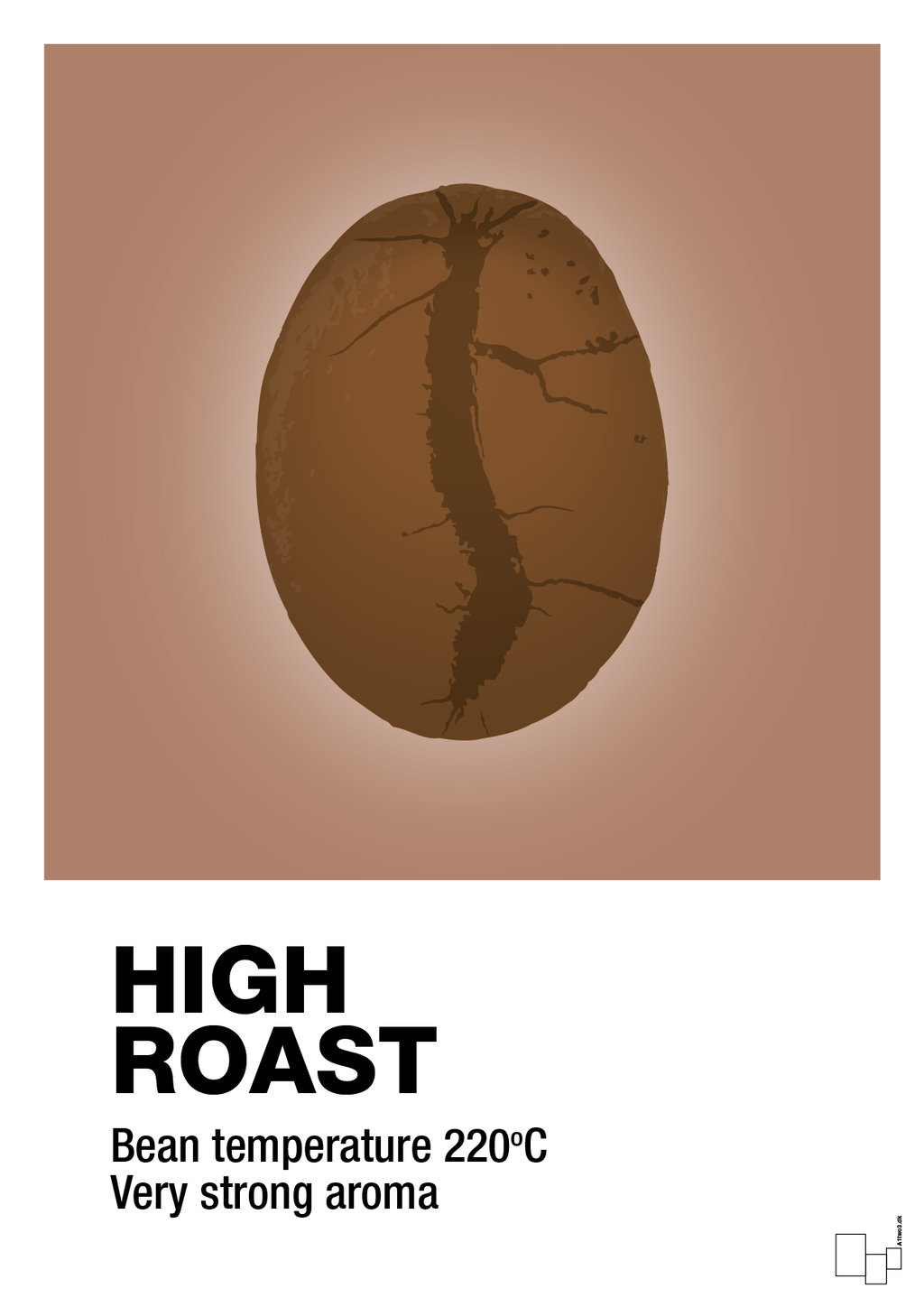 plakat: high roast - cider spice-Kaffe-A1two3