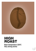 plakat: high roast - cider spice-Kaffe-A1two3