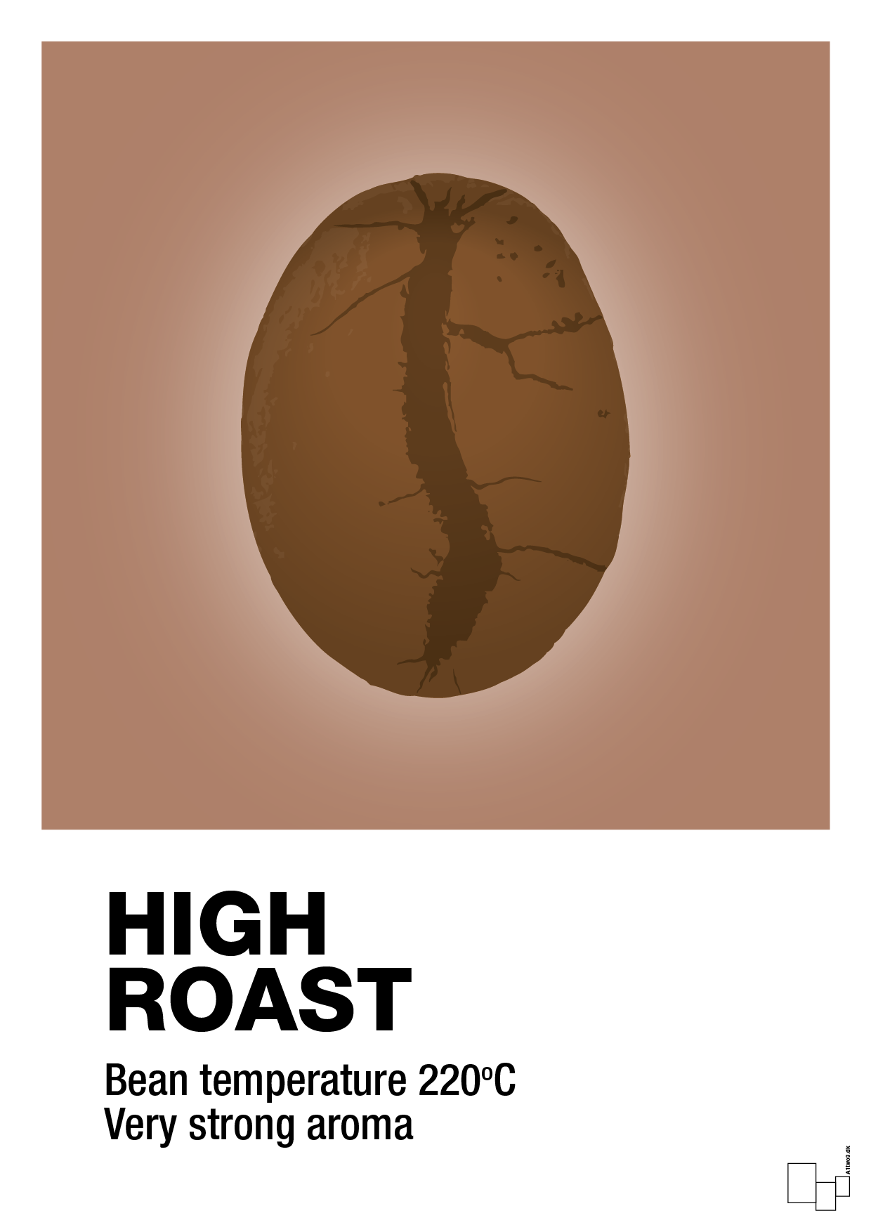 plakat: high roast - cider spice-Kaffe-A1two3