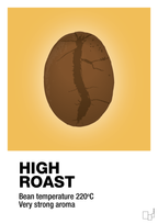 plakat: high roast - honeycomb-Kaffe-A1two3