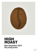 plakat: high roast - painters white-Kaffe-A1two3