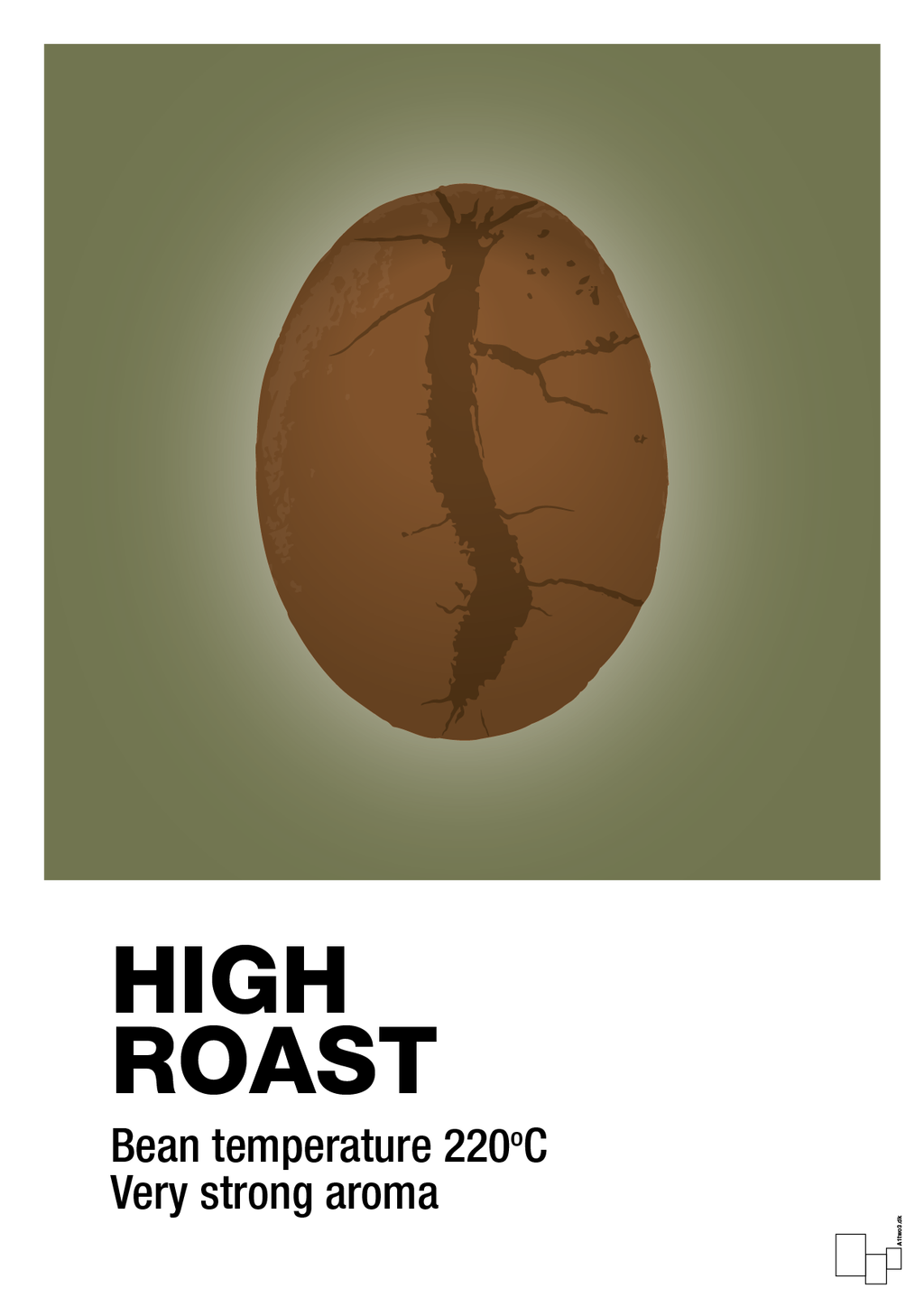plakat: high roast - secret meadow-Kaffe-A1two3