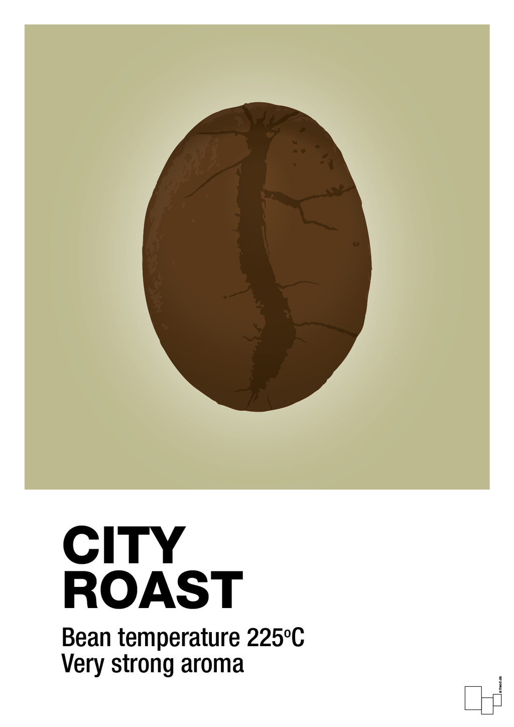 plakat: city roast - back to nature-Kaffe-A1two3