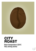 plakat: city roast - back to nature-Kaffe-A1two3