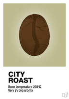 plakat: city roast - back to nature-Kaffe-A1two3