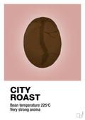 plakat: city roast - bubble shell-Kaffe-A1two3