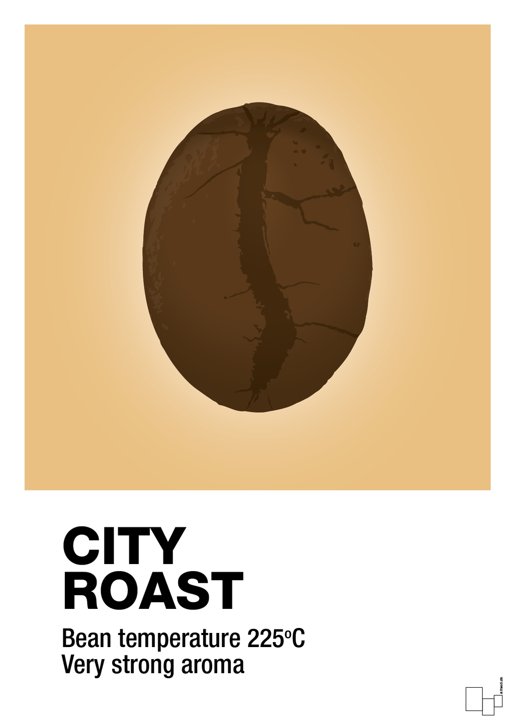 plakat: city roast - charismatic-Kaffe-A1two3