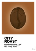 plakat: city roast - cognac-Kaffe-A1two3
