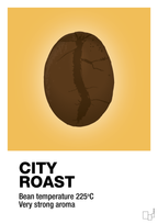 plakat: city roast - honeycomb-Kaffe-A1two3