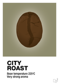 plakat: city roast - misty forrest-Kaffe-A1two3