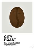 plakat: city roast - painters white-Kaffe-A1two3