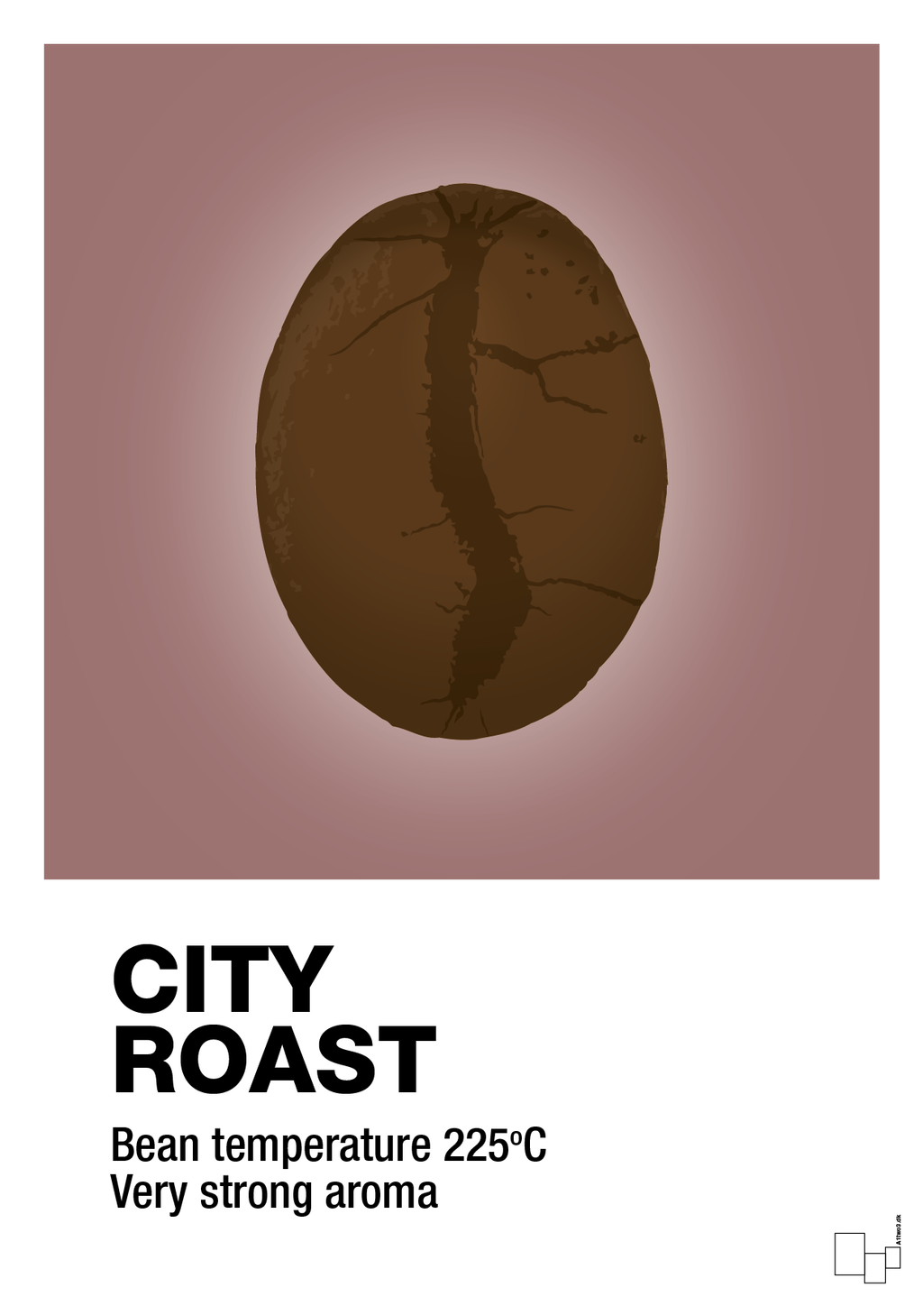 plakat: city roast - plum-Kaffe-A1two3