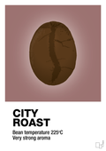 plakat: city roast - plum-Kaffe-A1two3