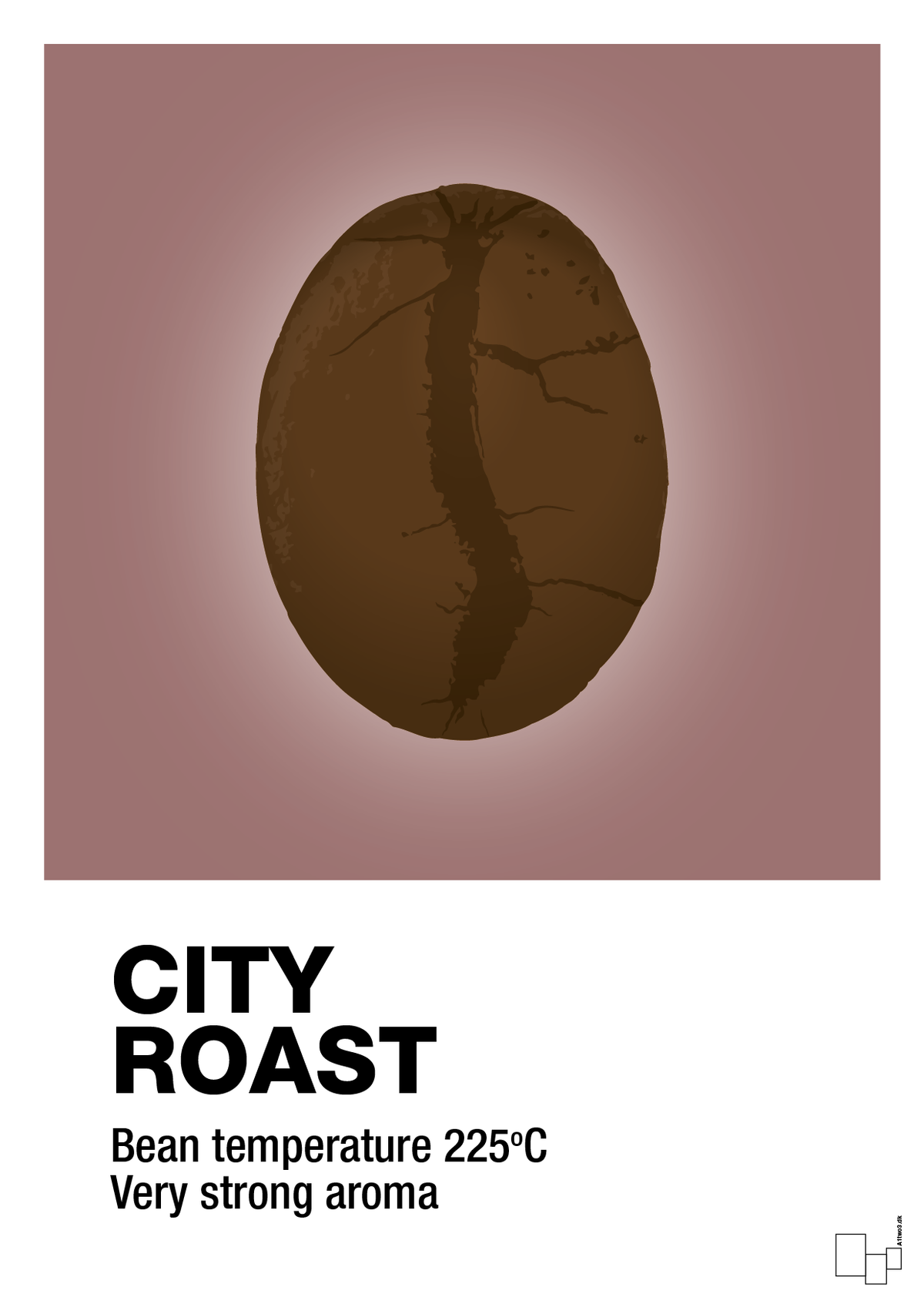plakat: city roast - plum-Kaffe-A1two3