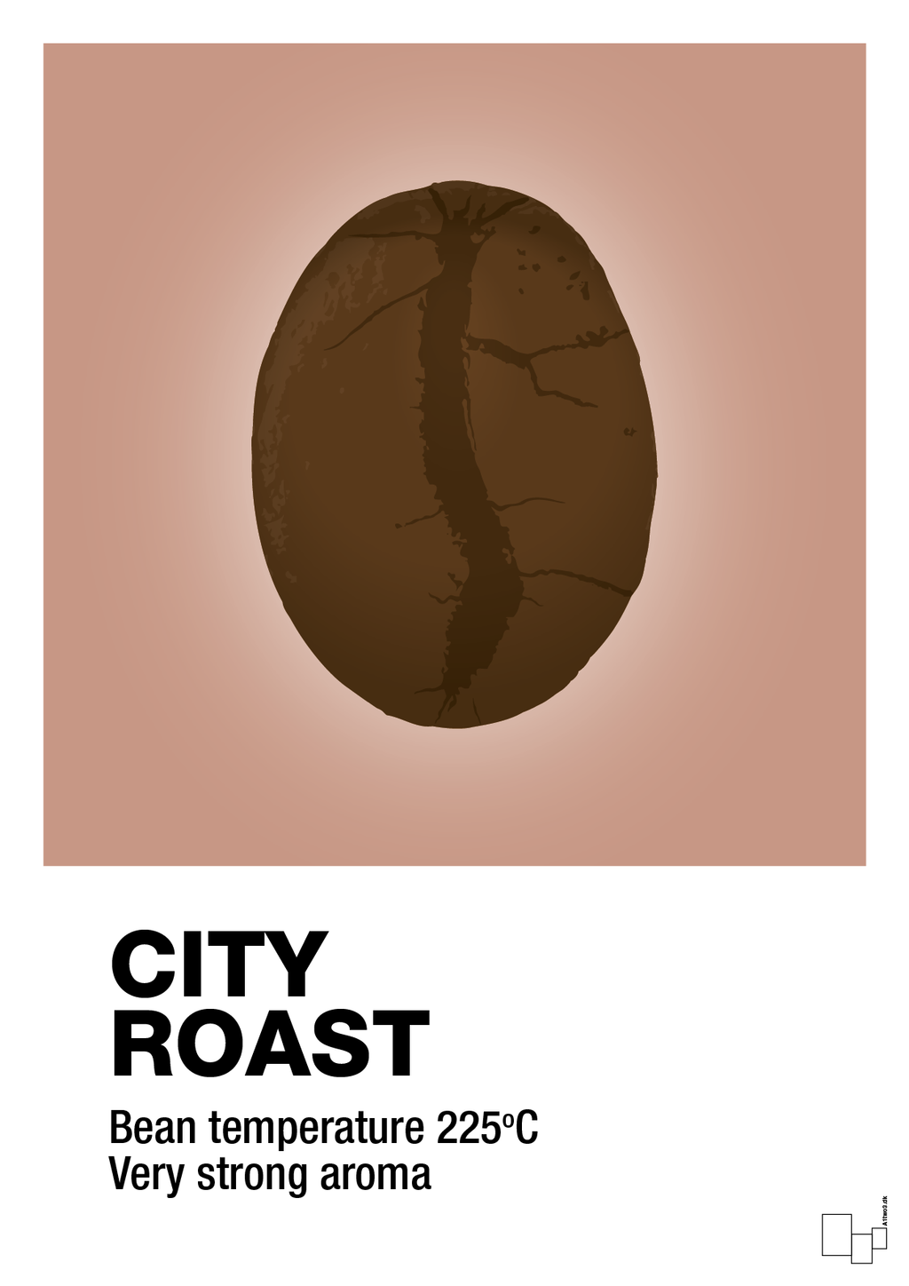 plakat: city roast - powder-Kaffe-A1two3