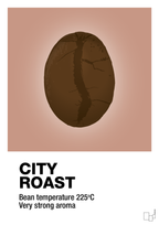 plakat: city roast - powder-Kaffe-A1two3